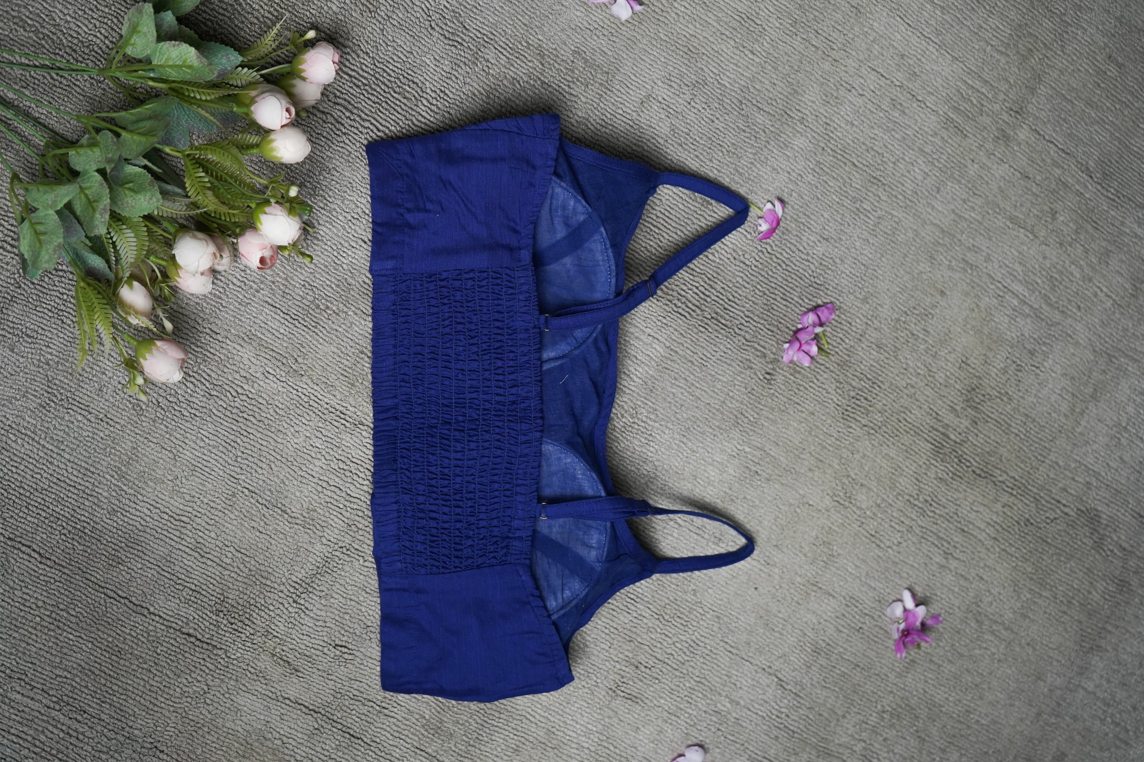 Flex Fit Blouse - Royal Blue