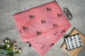 Kolkata Rickshaw Mul Chanderi Saree – Coral Pink
