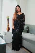 Pre-Stitched Organza Saree
