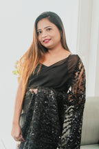 Pre-Stitched Organza Saree
