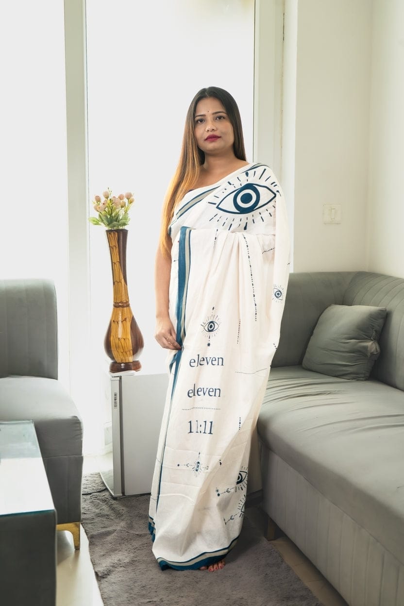 11:11 Evil Eye Saree